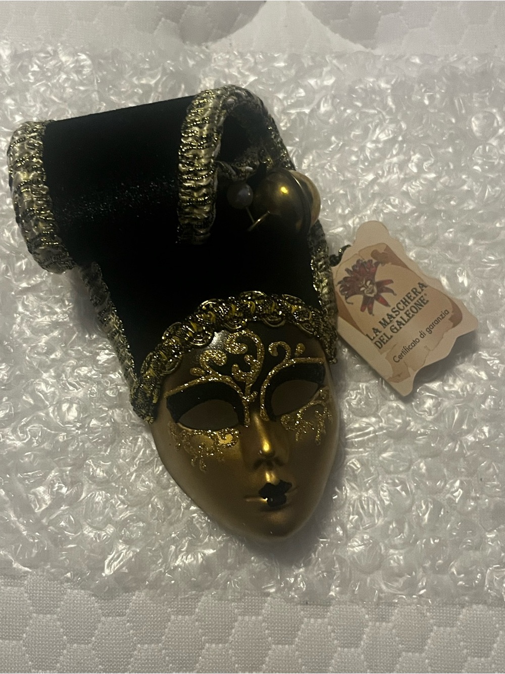 Venetian Gold Decorative Mask Ornament